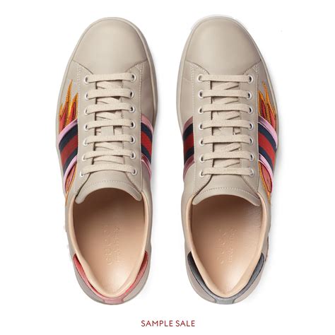 gucci flame tan|gucci sneakers for men.